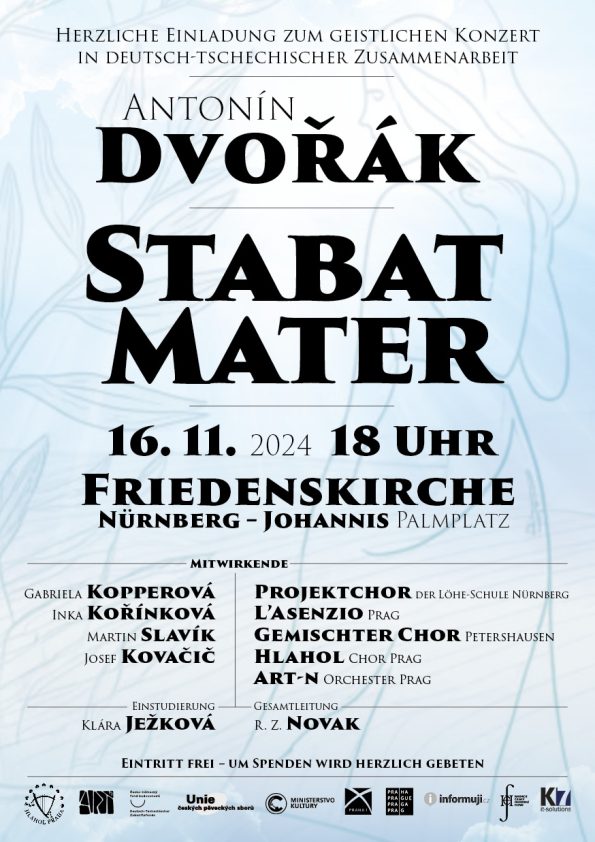 Koncert A. Dvořák: Stabat Mater 16.11.2024 Norimberk